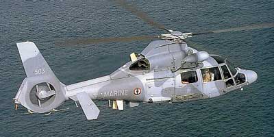 Panther helikopter fra den franske flåde