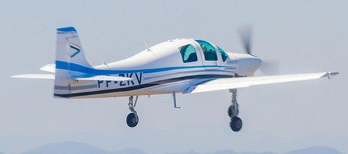 Det brasilianske træningsfly Novaer T-Xc Pilgrim