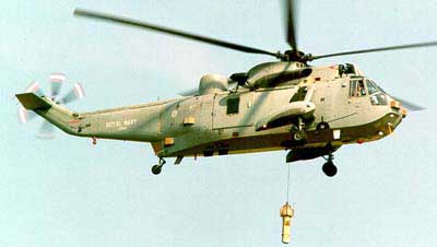 Sea King helikopter fra den britiske flåde