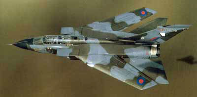 Tornado GR1 kampfly fra RAF