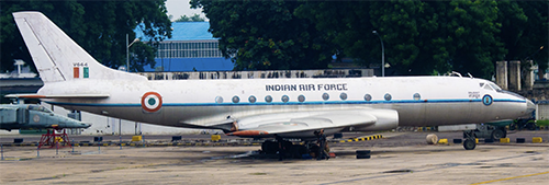 Tu-124 fly fra det indiske luftvåben