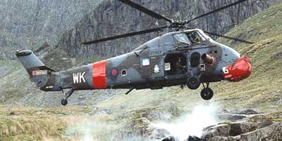 Wessex helikopter fra det britiske luftvåben RAF