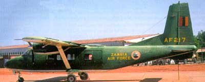 Harbin Y-12 fra Zambias luftvben