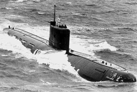 Russisk ubåd af Tango-klassen